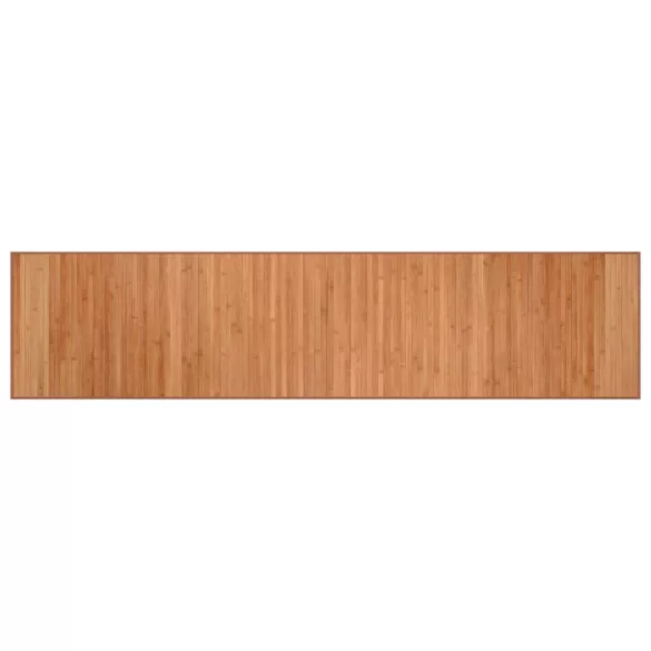 négyszögletű természetes bambusz szőnyeg 70 x 300 cm