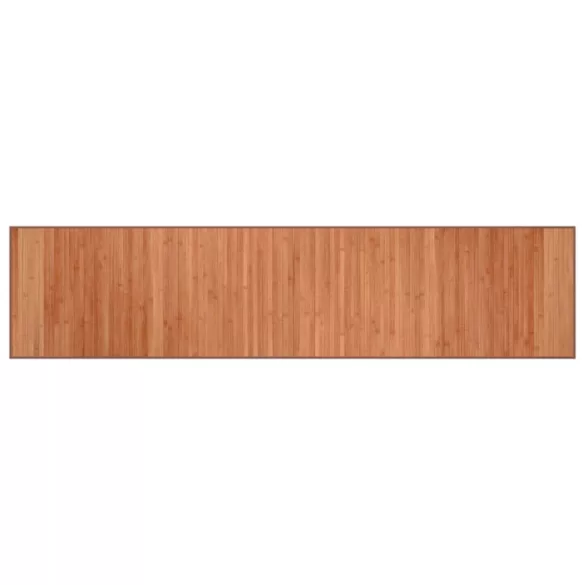 négyszögletű barna bambusz szőnyeg 70 x 300 cm