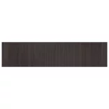 négyszögletű sötétbarna bambusz szőnyeg 70 x 300 cm