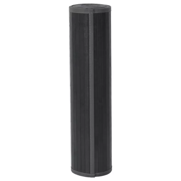 négyszögletű szürke bambusz szőnyeg 70 x 1000 cm