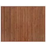 négyszögletű barna bambusz szőnyeg 80 x 100 cm