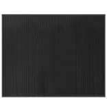 négyszögletű szürke bambusz szőnyeg 80 x 100 cm