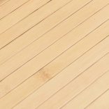 négyszögletű világos természetes bambusz szőnyeg 80 x 200 cm