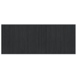 négyszögletű szürke bambusz szőnyeg 80 x 200 cm