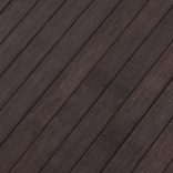 négyszögletű sötétbarna bambusz szőnyeg 80 x 200 cm