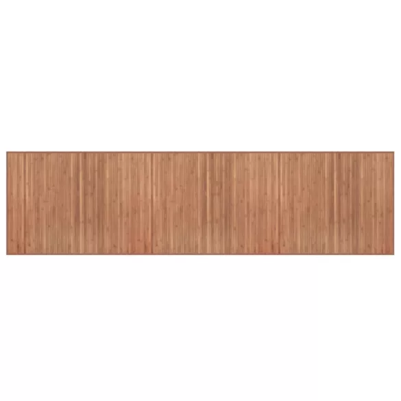 négyszögletű természetes bambusz szőnyeg 80 x 300 cm