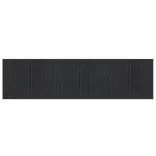 négyszögletű szürke bambusz szőnyeg 80 x 300 cm