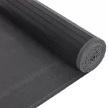 négyszögletű szürke bambusz szőnyeg 80 x 300 cm