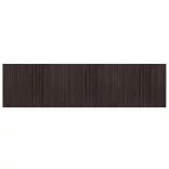 négyszögletű sötétbarna bambusz szőnyeg 80 x 300 cm