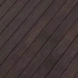 négyszögletű sötétbarna bambusz szőnyeg 80 x 300 cm