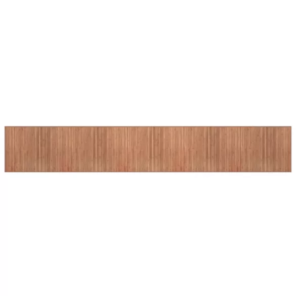 négyszögletű természetes bambusz szőnyeg 80 x 1000 cm