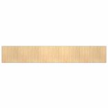 négyszögletű világos természetes bambusz szőnyeg 80 x 1000 cm