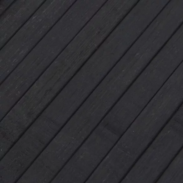 négyszögletű szürke bambusz szőnyeg 80 x 1000 cm