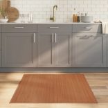 természetes bambusz négyzet alakú szőnyeg 100 x 100 cm