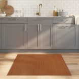 barna bambusz négyzet alakú szőnyeg 100 x 100 cm