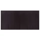 négyszögletű sötétbarna bambusz szőnyeg 100 x 200 cm