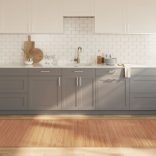 négyszögletű természetes bambusz szőnyeg 100 x 300 cm