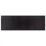 négyszögletű sötétbarna bambusz szőnyeg 100 x 300 cm