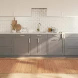 négyszögletű természetes bambusz szőnyeg 100 x 400 cm