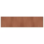 négyszögletű barna bambusz szőnyeg 100 x 400 cm