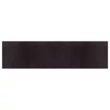 négyszögletű sötétbarna bambusz szőnyeg 100 x 400 cm