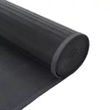 négyszögletű szürke bambusz szőnyeg 100 x 500 cm