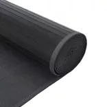 négyszögletű szürke bambusz szőnyeg 100 x 1000 cm