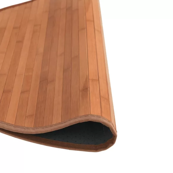 kerek barna bambusz szőnyeg 60 cm