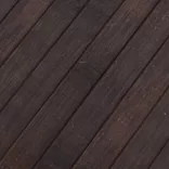 kerek sötétbarna bambusz szőnyeg 60 cm