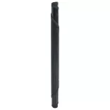 kerek fekete bambusz szőnyeg 80 cm