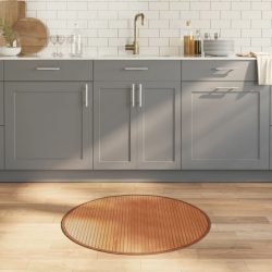 kerek természetes bambusz szőnyeg 80 cm