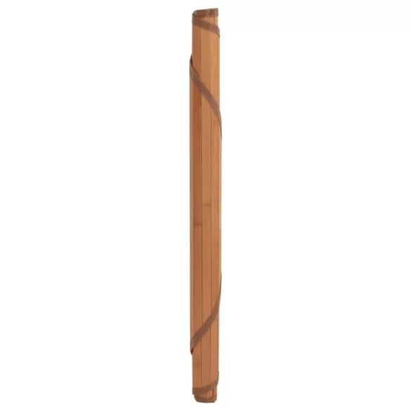 kerek barna bambusz szőnyeg 80 cm