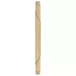 kerek világos természetes bambusz szőnyeg 80 cm