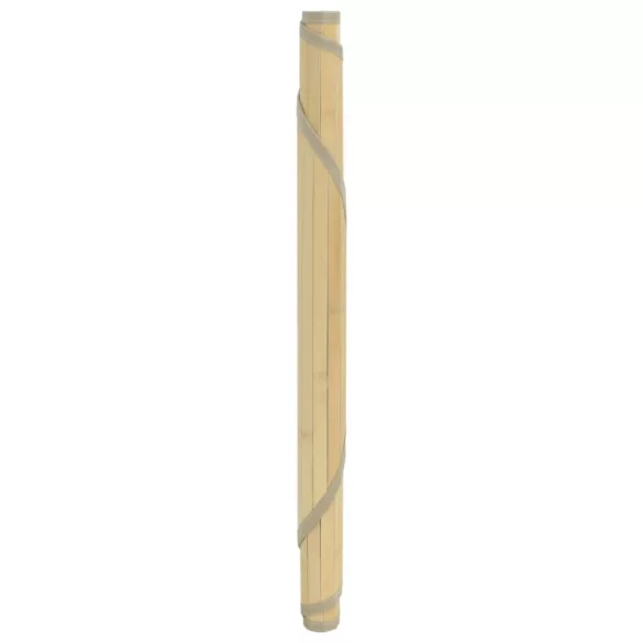 kerek világos természetes bambusz szőnyeg 80 cm