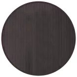kerek sötétbarna bambusz szőnyeg 80 cm
