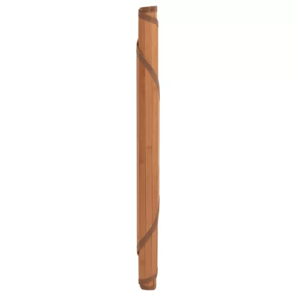 kerek barna bambusz szőnyeg 100 cm