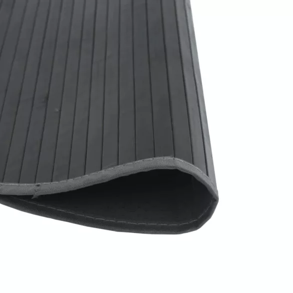 kerek szürke bambusz szőnyeg 100 cm