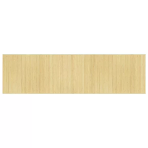 világos természetes bambusz térelválasztó szélessége 600 cm magassága 165 cm