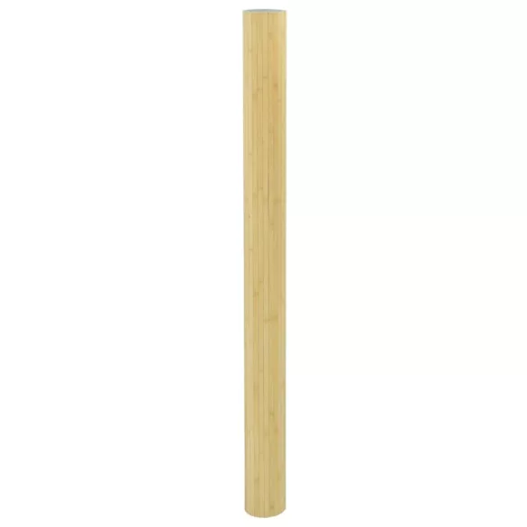 világos természetes bambusz térelválasztó szélessége 800 cm magassága 165 cm