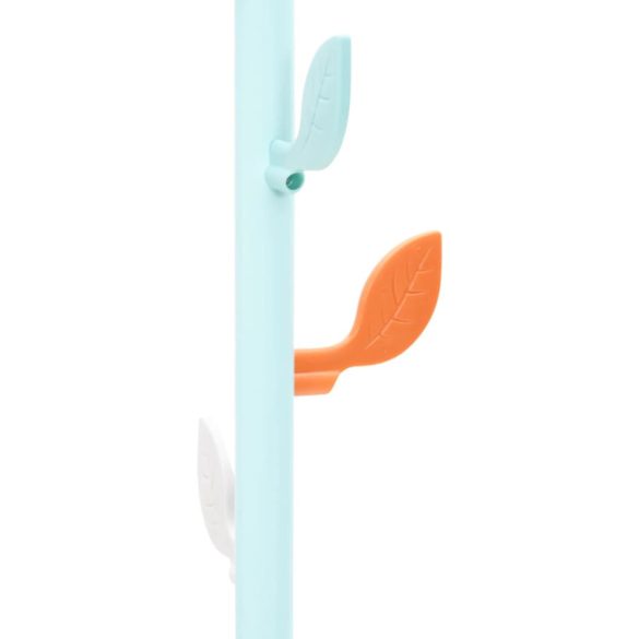 kék porszórt vas ruhafogas 172 cm