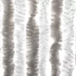 világosszürke és fehér zsenília rovarfüggöny 100 x 230 cm