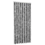 zöld és fekete zsenília rovarfüggöny 56 x 200 cm