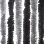 szürke és fekete zsenília rovarfüggöny 100 x 200 cm