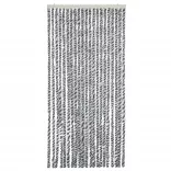 szürke és fekete és fehér zsenília rovarfüggöny 90x200 cm