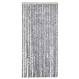 szürke és fekete és fehér zsenília rovarfüggöny 90x220 cm