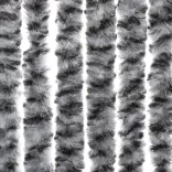 szürke és fekete és fehér zsenília rovarfüggöny 100x220 cm