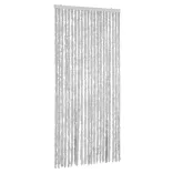 szürke zsenília rovarfüggöny 100x220 cm