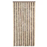 sötétbarna és bézs zsenília rovarfüggöny 90 x 220 cm