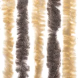 sötétbarna és bézs zsenília rovarfüggöny 100 x 230 cm