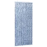kék és fehér zsenília rovarfüggöny 100 x 230 cm